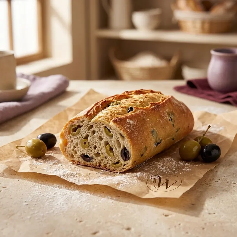 Baguette-Olive-Brötchen – Weyssenhoff